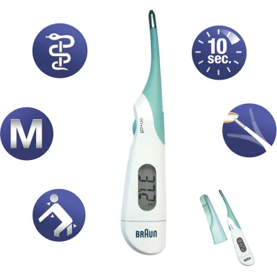 Braun PRT1000 Koltuk Altı Dijital Derece Ateş Ölçer