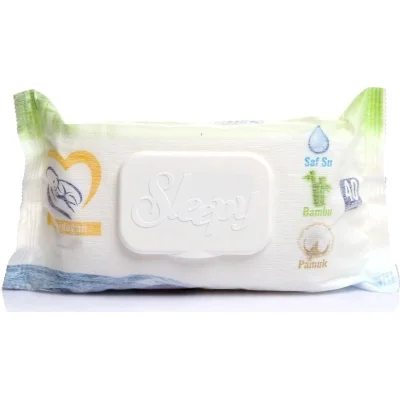 Sleepy Natural Yenidoğan Islak Havlu Mendil, 40 Yaprak, 12'li