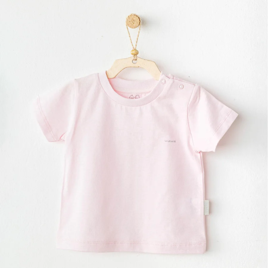 Andywawa Casual Bebek Tişört, Pembe