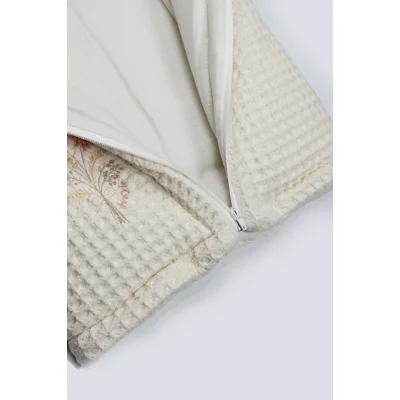 Bistyle Fermuarlı Natural Life Pike Battaniye Girl, Ekru