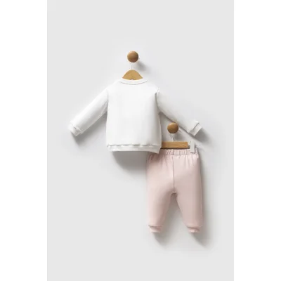 U.S. Polo Assn 2 li Takım USB2769 Beyaz-Pudra