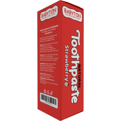 Babyton Organik Doğal Çilek Aromalı Diş Macunu 50 Gr