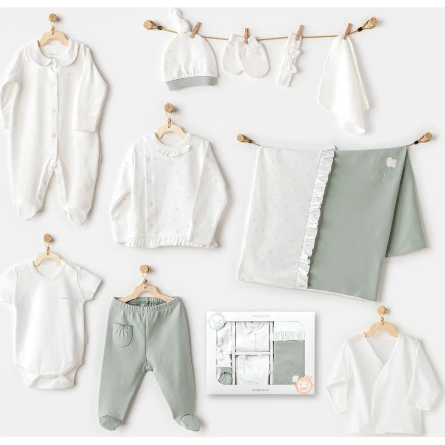 Andywawa Cute Bear Friends Hastane Çıkışı, 10'lu, Yeşil