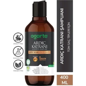 Agarta Ardıç Katranı & Keratin Şampuanı, 400 ml