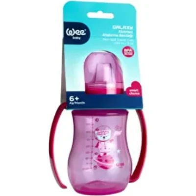 Wee Baby Akıtmaz Kulplu PP Antikolik Bardak, 250 ml