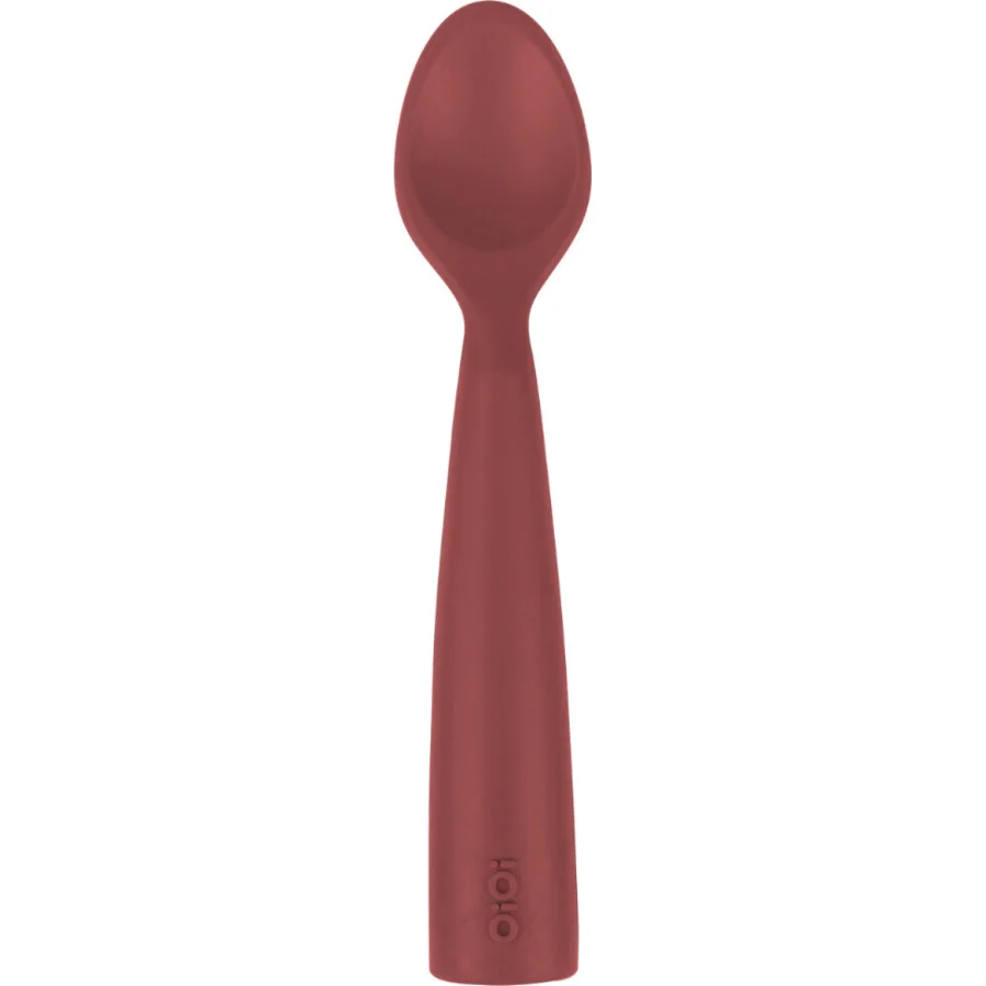 OiOi Nam Nam Silikon Mama Kaşığı Velvet Rose