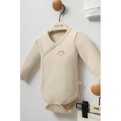 Moi Noi Kokina Şapka Body Pantolon Takım, Bej