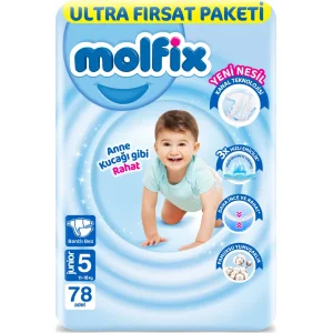 Molfix Bebek Bezi, 5 Beden, 78 Adet