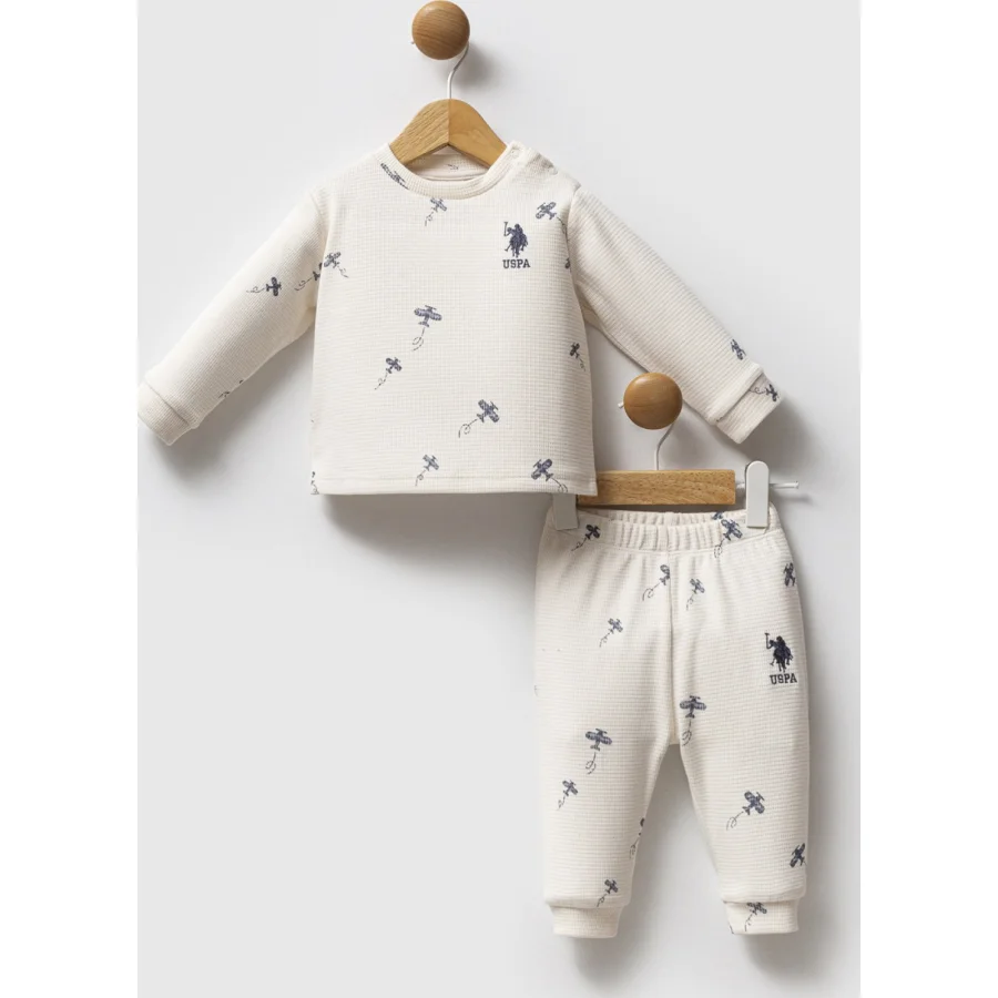 U.S. Polo Assn Takım, 2'li, Ekru