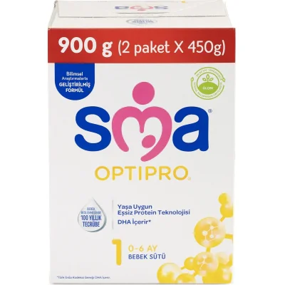 SMA Optipro 1 Probiyotik Bebek Sütü, 0-6 Ay, 400 g