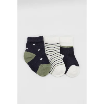 Bistyle Penye Erkek Soket Çorap, 3'lü, Antrasit