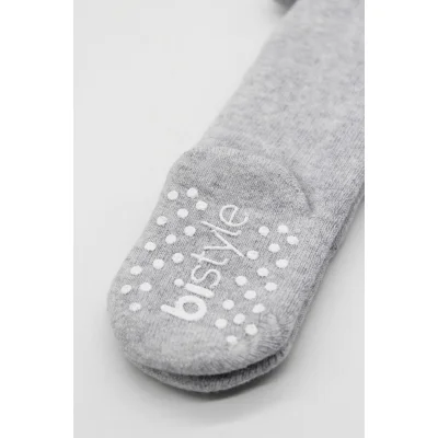 Bistyle Kaymaz Basic Külotlu Çorap, Gri