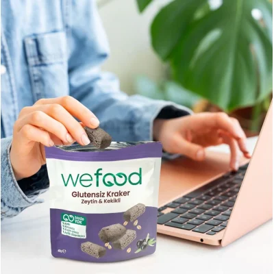 Wefood Zeytinli Kekikli Kraker, 40 g