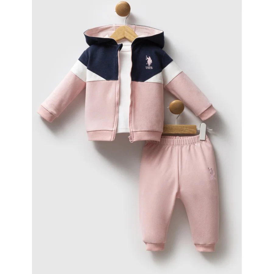U.S. Polo Assn Takım USB2758 Açık, 3'lü, Pembe