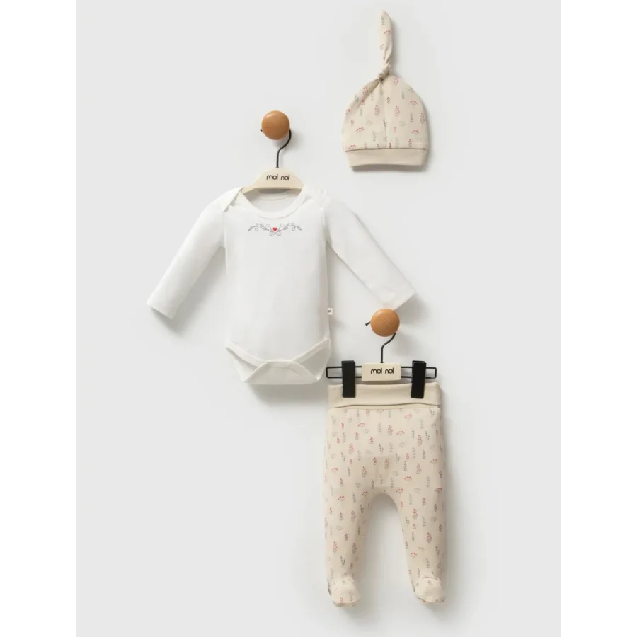 Moi Noi Kokina Şapka Badi Pantolon, Bej