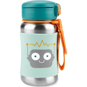 Skip Hop Pipetli Paslanmaz Çelik Suluk, 350 ml, Robot