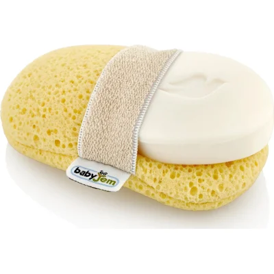 BabyJem Lastikli Bebek Yıkama Süngeri