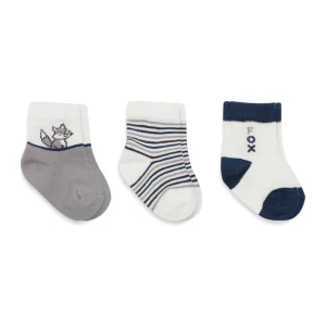 Bistyle Penye Soket Çorap, 3'lü, Gri