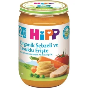 Hipp Organik Sebzeli Tavuklu Erişte, 220 g