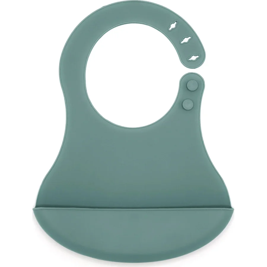 BabyJem Mini Silikon Önlük, Latte