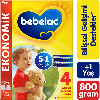 Bebelac 4 Çocuk Devam Sütü, 800 g