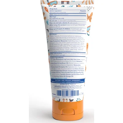 Babyton Bebek ve Çocuklar İçin Günlük Güneş Koruyucu Krem, 50 ml