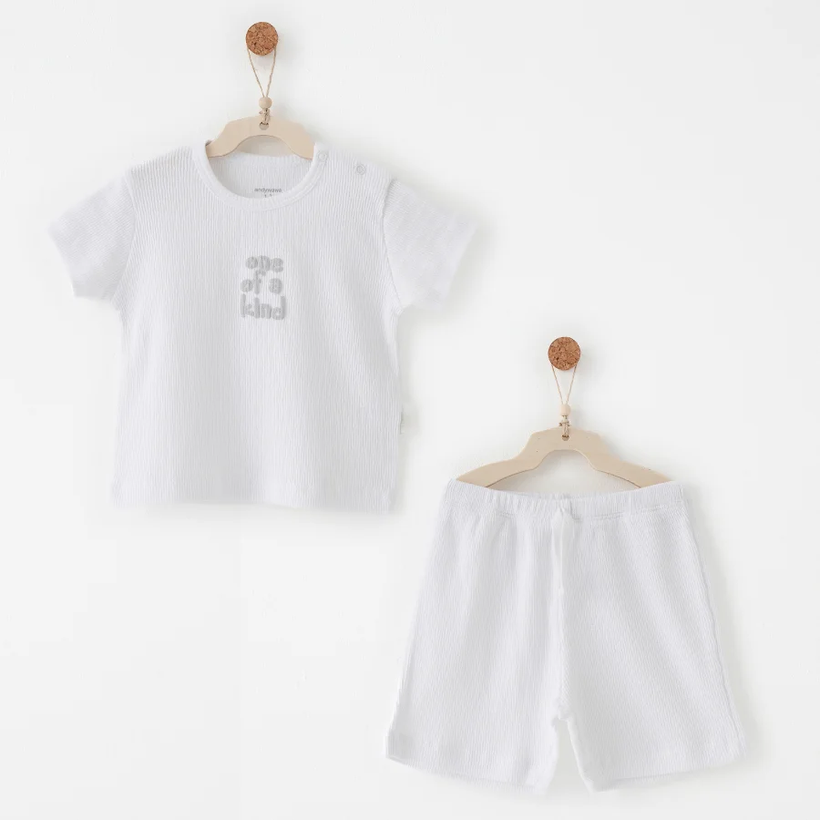 Andywawa Jacoquard Special Modal Takım, 2'li, Beyaz