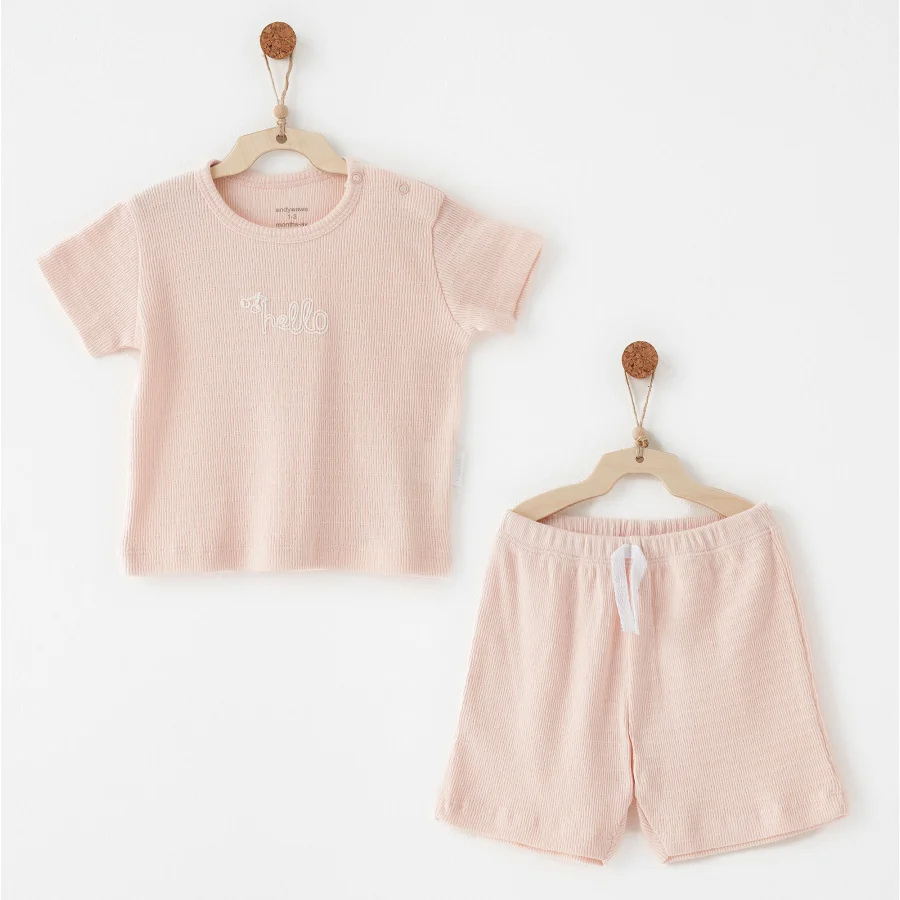 Andywawa Jacquard Special Modal Takım, 2'li, Pembe