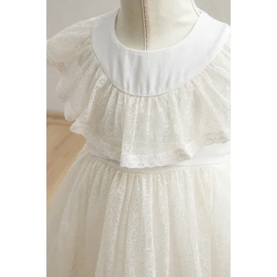 Tongs Baby Bebek Elbise, Ekru