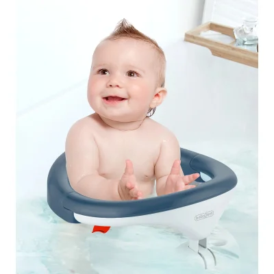 BabyJem Yandan Açılır Banyo & Mama Oturağı İndigo