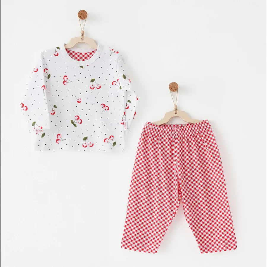 Andywawa Cherry Chatty Takım, 2'li, Kırmızı