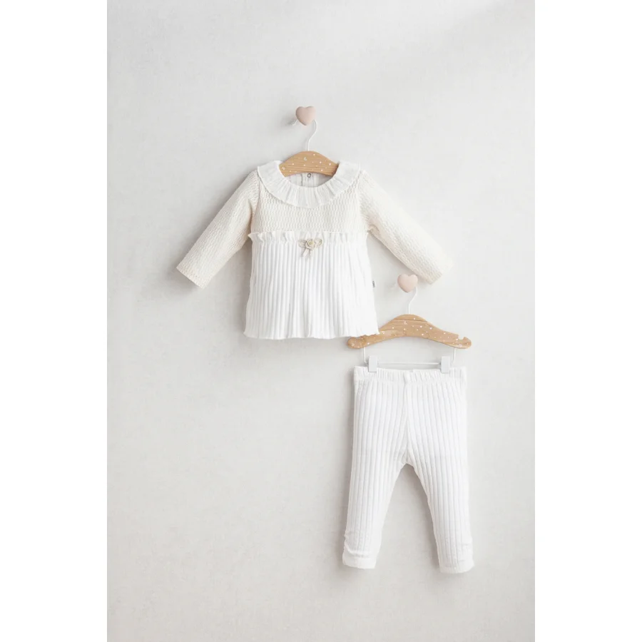 Tongs Baby Daisy Dream Takım, 2'li, Ekru