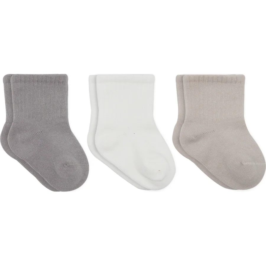 Bistyle Elephant Boy Penye Soket Çorap, 3'lü, Gri