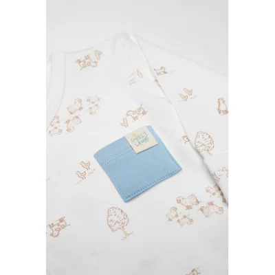 Bistyle Curly Lamb Zıbın Takımı, 3'lü, Bej, Ekru