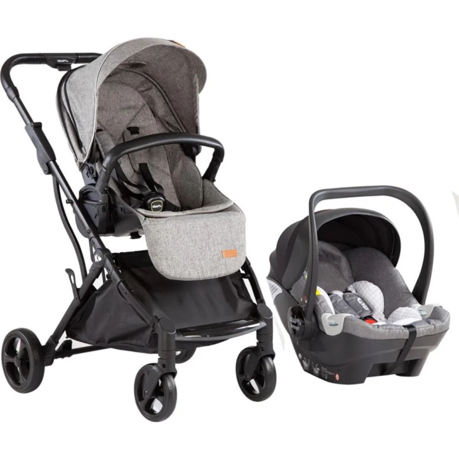 Kraft Lima Wb Travel Sistem Bebek Arabası, Açık Gri