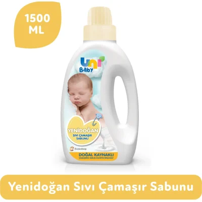Uni Baby Yenidoğan Sıvı Çamaşır Sabunu, 1500 ml