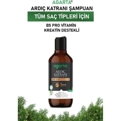 Agarta Ardıç Katranı & Keratin Şampuanı, 400 ml