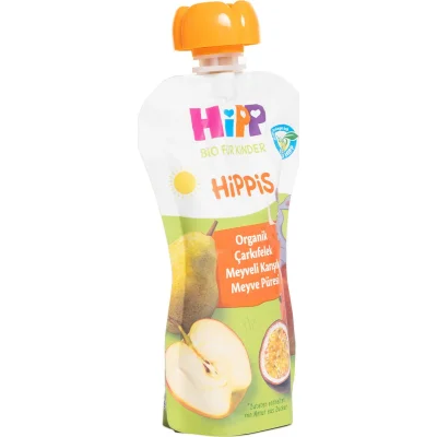 Hipp Organik Çarkıfelek Meyveli Karışık Meyve Püresi, 100 g