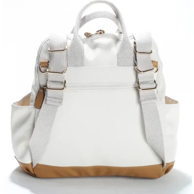 M&Y Holifera Deri Anne Bebek Bakım Sırt Çantası 7260 Krem