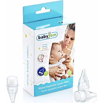 BabyJem Burun Aspiratörü Yedek Filtre, 10 Adet