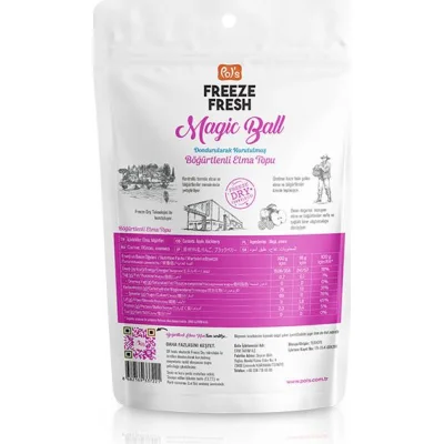 Pol’s Freeze Fresh Magic Ball, Böğürtlenli, Elma Topu, 16 g