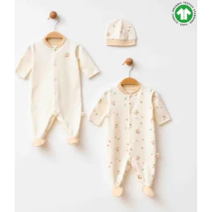 Eslenza Şapkalı Tulum, Ekru