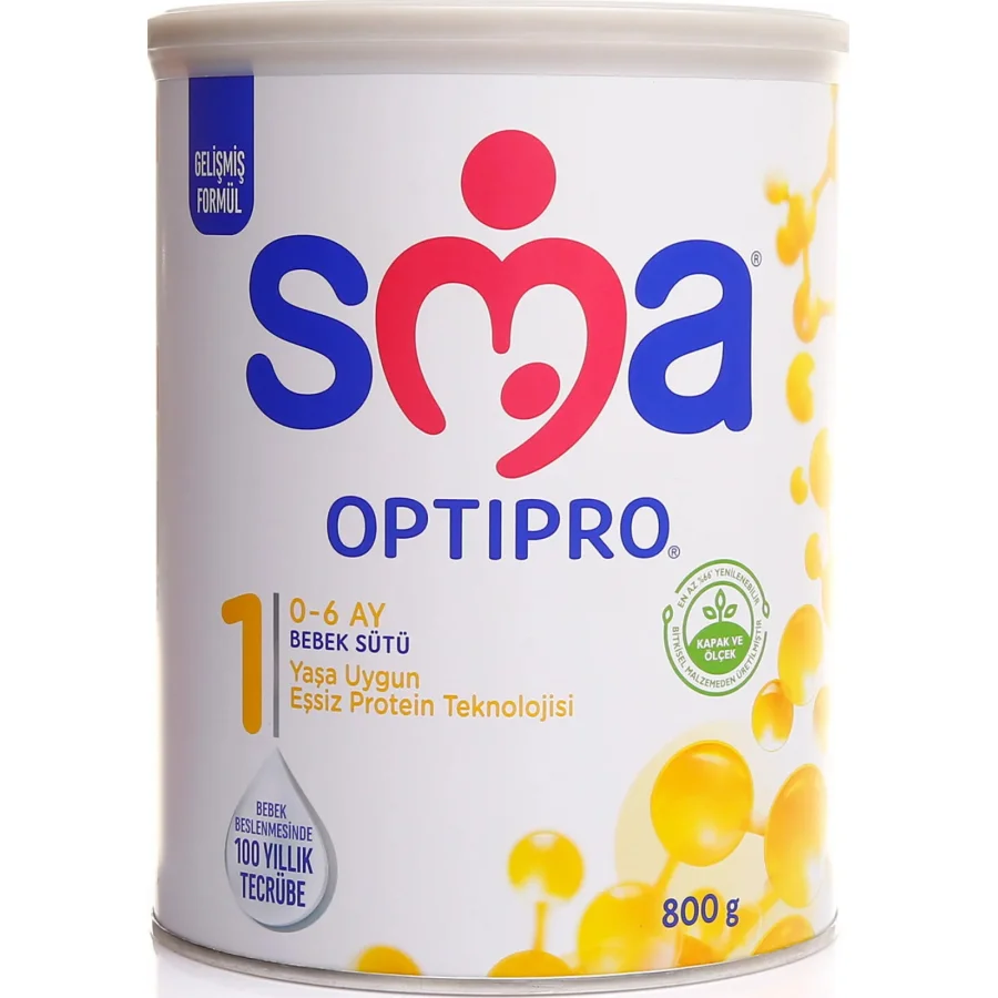 SMA Optipro 1 Probiyotik Bebek Sütü, 800 g