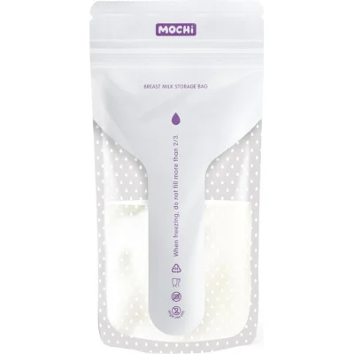 Mochi Anne Sütü Saklama Poşeti, 200 ml, 25 Adet