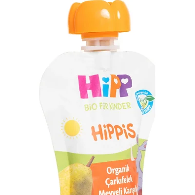 Hipp Organik Çarkıfelek Meyveli Karışık Meyve Püresi, 100 g