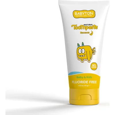 Babyton Organik Doğal Muz Aromalı Diş Macunu, 50 g