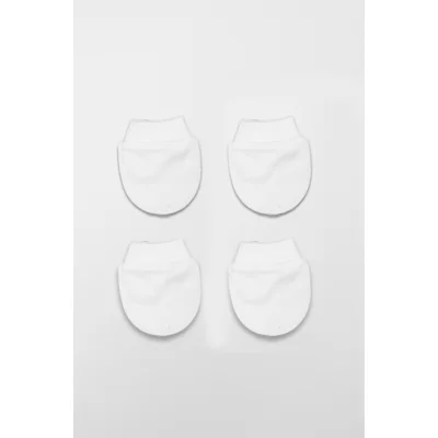 Bistyle Penye Eldiven Basic, 2'li, Beyaz