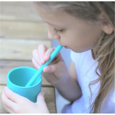 OiOi Silikon Mini Bardak, Pinky Pink