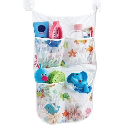 BabyJem Bebek Banyo Oyuncak Torbası, Beyaz