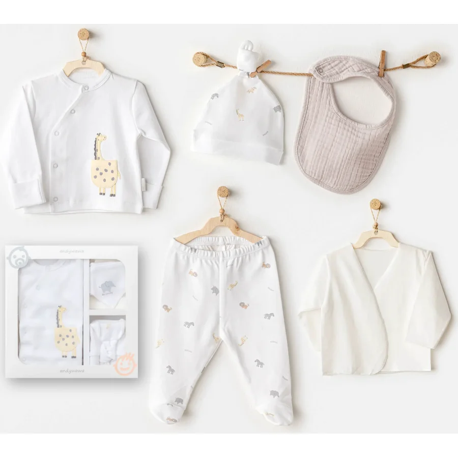 Andywawa AC25800 Little King 5'Li Hastane Çıkışı White